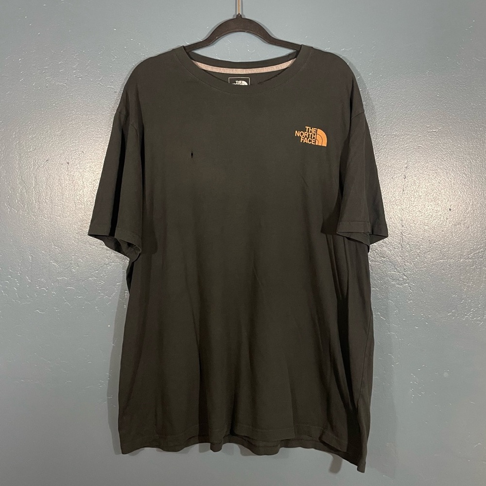 The North Face Men’s Black Logo Graphic Print Shoer Sleeve Tee Size XXL
